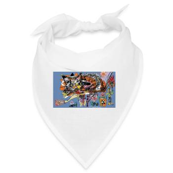Neon Desire - Bandana - Weiß - Vorne