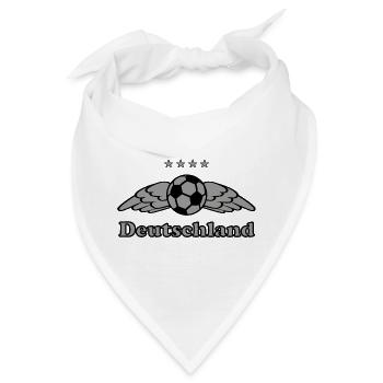 Germany Football Fans - Bandana - Weiß - Vorne