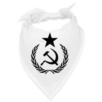 urss hemblem - Bandana - Weiß - Vorne