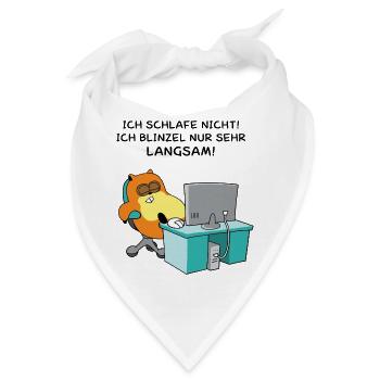 Powernapping - Kaffeetasse - Bandana - Weiß - Vorne