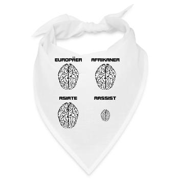 Rassistengehirn.png - Bandana - Weiß - Vorne