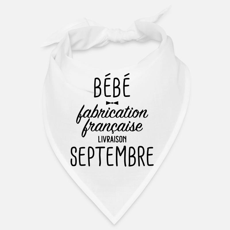 bébé français septembre Bandana