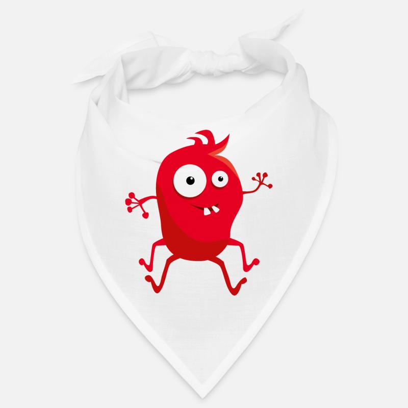 Rotes Monster Bandana