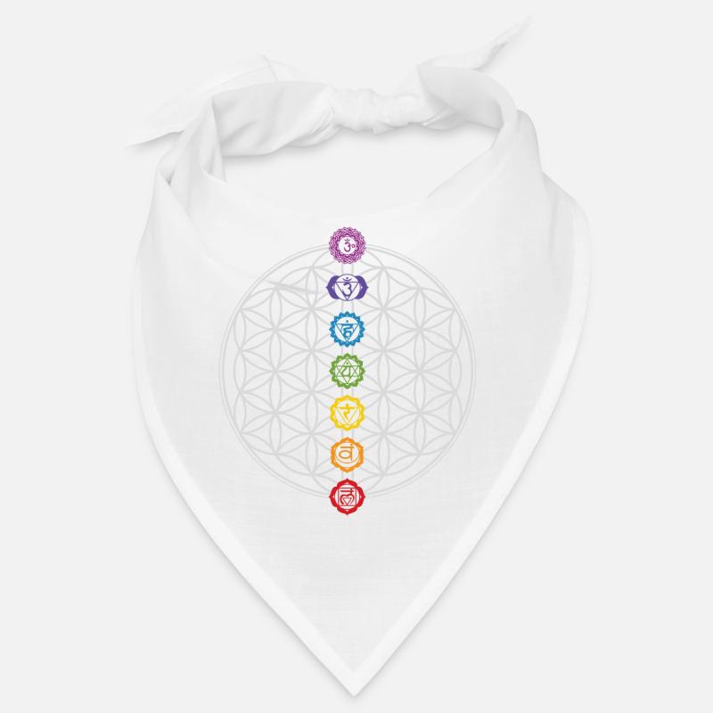 Blume des Lebens & Chakren Bandana