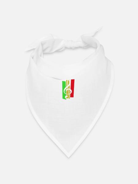 Reggae Music - Bandana - blanc