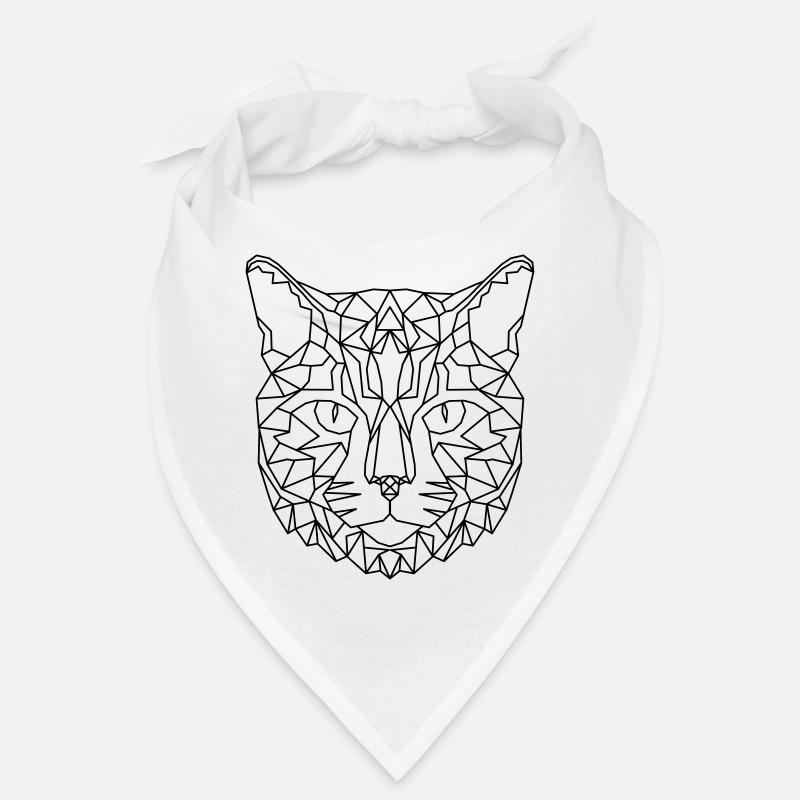 Cat Geometric Bandana