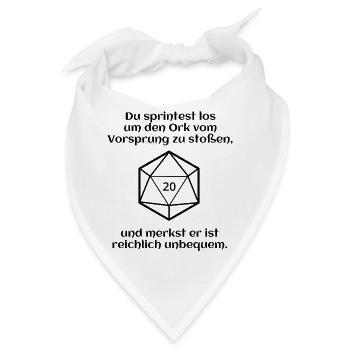 W20 - Ork - Rammen - Pech - Bandana - Weiß - Vorne