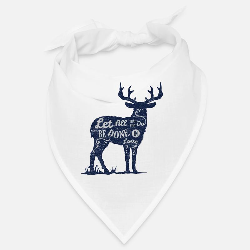 Hirsch Elch Spruch Liebe Englisch Geschenk Geweih Bandana