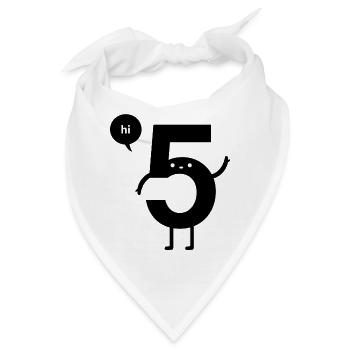 hi 5 - Bandana - Weiß - Vorne