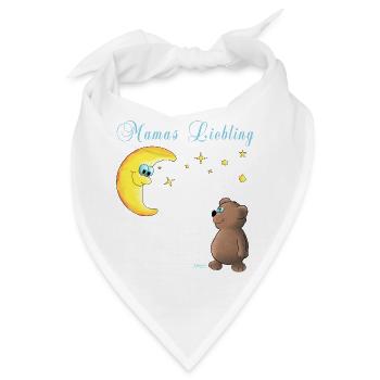 Mamas Liebling - Bandana - Weiß - Vorne