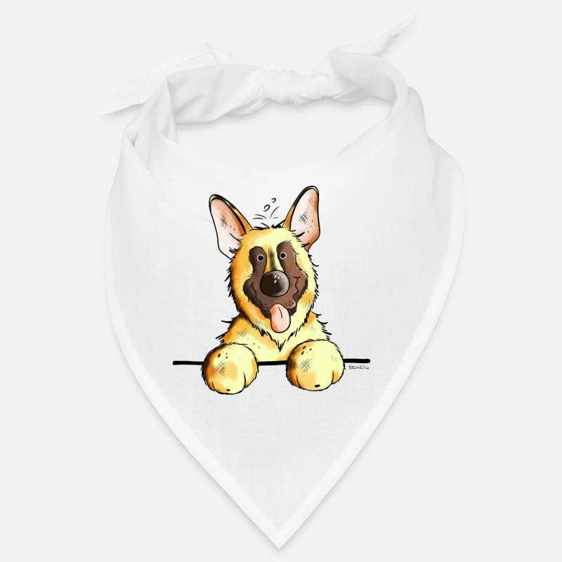 Funny German Shepherd Bandana