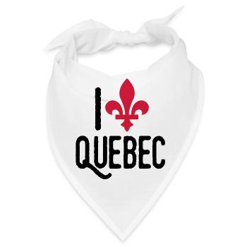 quebec - Bandana - Weiß - Vorne