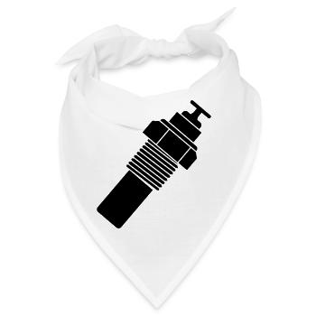 Flüssigkeit temperatursensor - Bandana - Weiß - Vorne