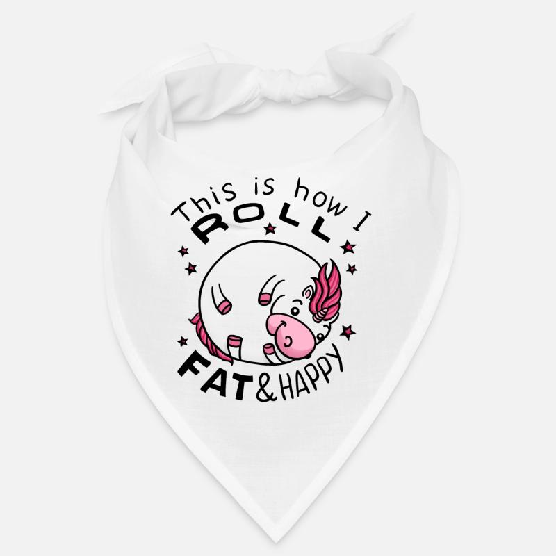 Dickes Einhorn - Einhorn Geschenkidee Bandana