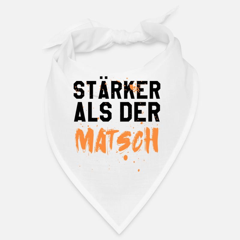 Stärker als der Matsch Bandana