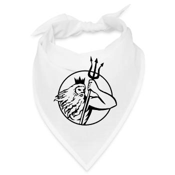 poseidon triton - Bandana - Weiß - Vorne