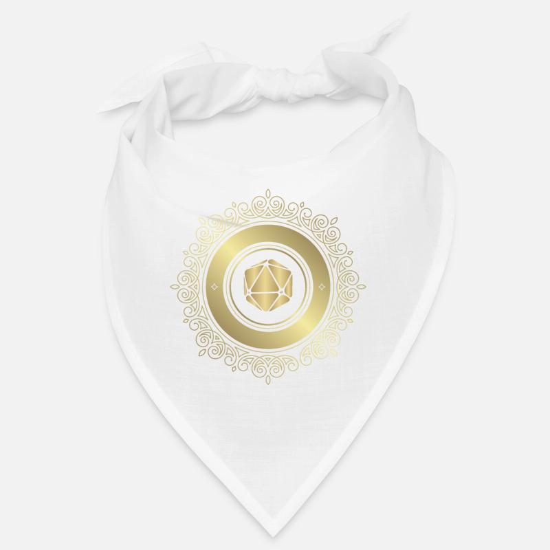 RPG magic dice - Bandana - blanc