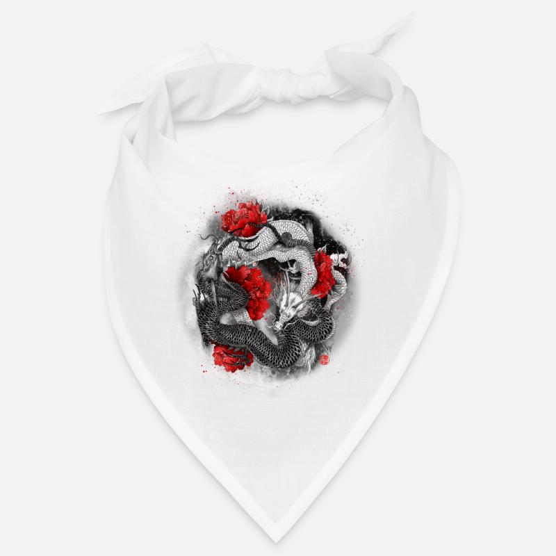 Der Drache, Ryu, ist ein mythisches Wassertier Bandana