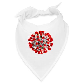 Vintage virus symbol - Bandana - Weiß - Vorne