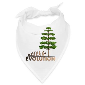 Kettensäge Evolution Farbe Big Tree - Bandana - Weiß - Vorne