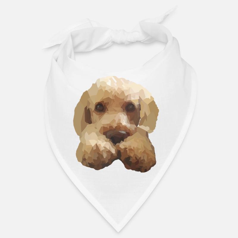 Süßer Hund Pudel Labradoodle Goldendoodle Bandana