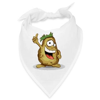 potato - Bandana - Weiß - Vorne