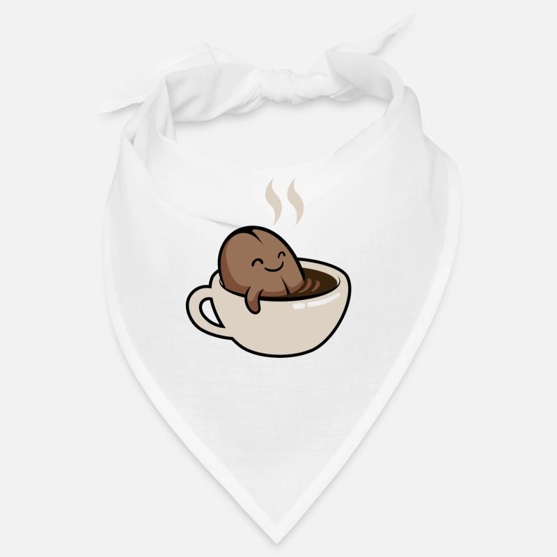 Sternzeichen Kaffee, Aszendent Bohne - Bandana - Weiß