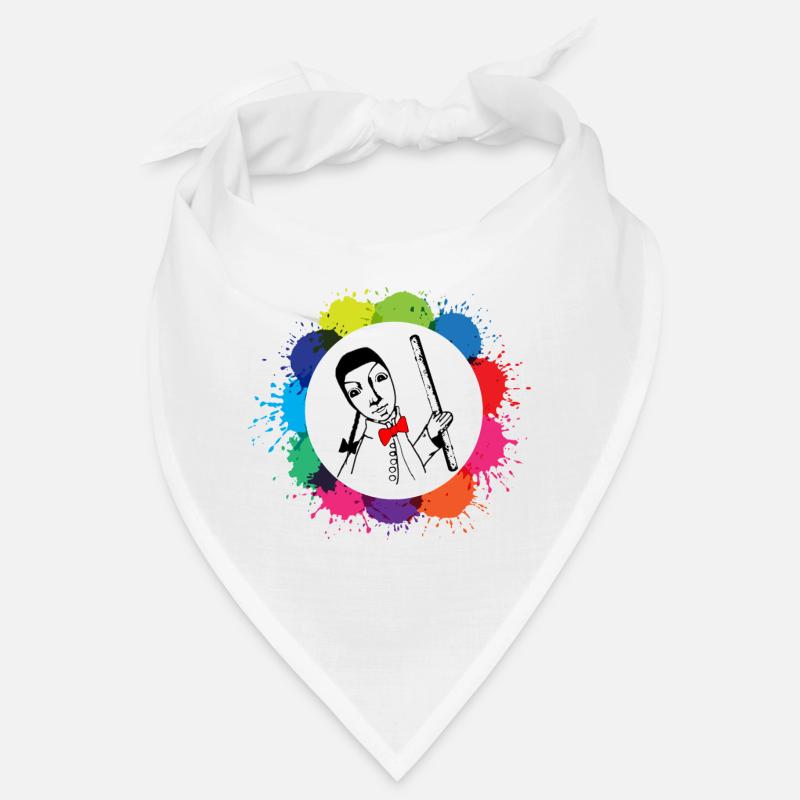Guignol en couleurs - Bandana - blanc