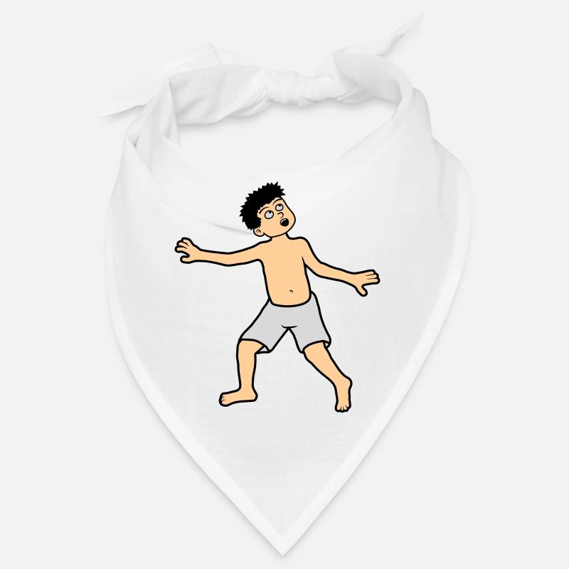 Boy is afraid Bandana