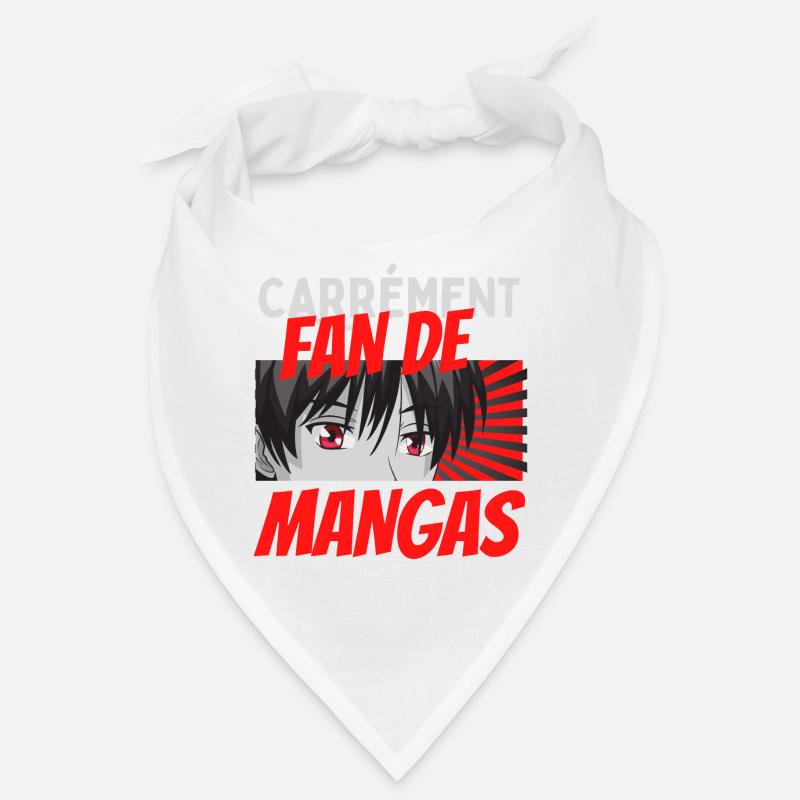 fan de mangas - Bandana - blanc