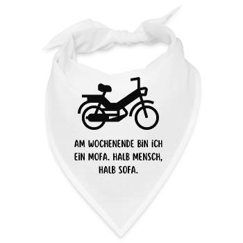 Mofa - Bandana - Weiß - Vorne