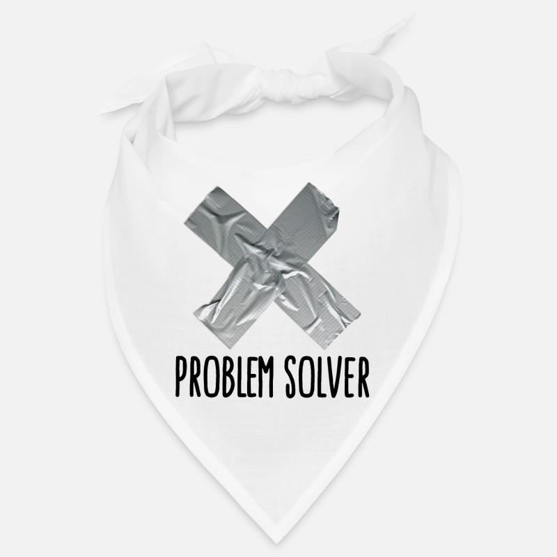 Funny Tape Man Father Problem solver Bandana
