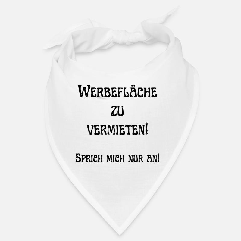 Werbefläche zu vermieten am eigenen Körper Bandana