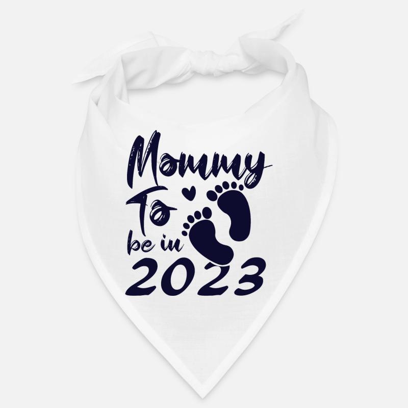 Maman à venir 2023 Bébé de grossesse arrive en 2023 Bandana