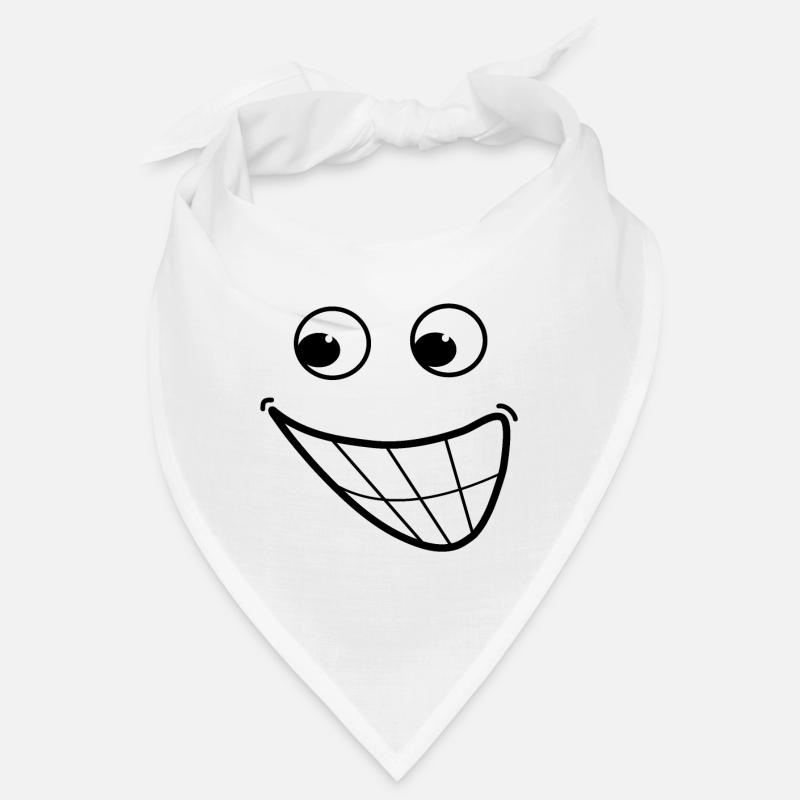 Cartoon Lächeln Bandana