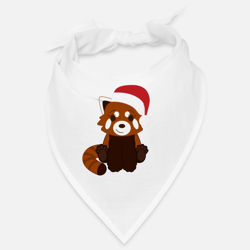 Panda roux Noël Bandana