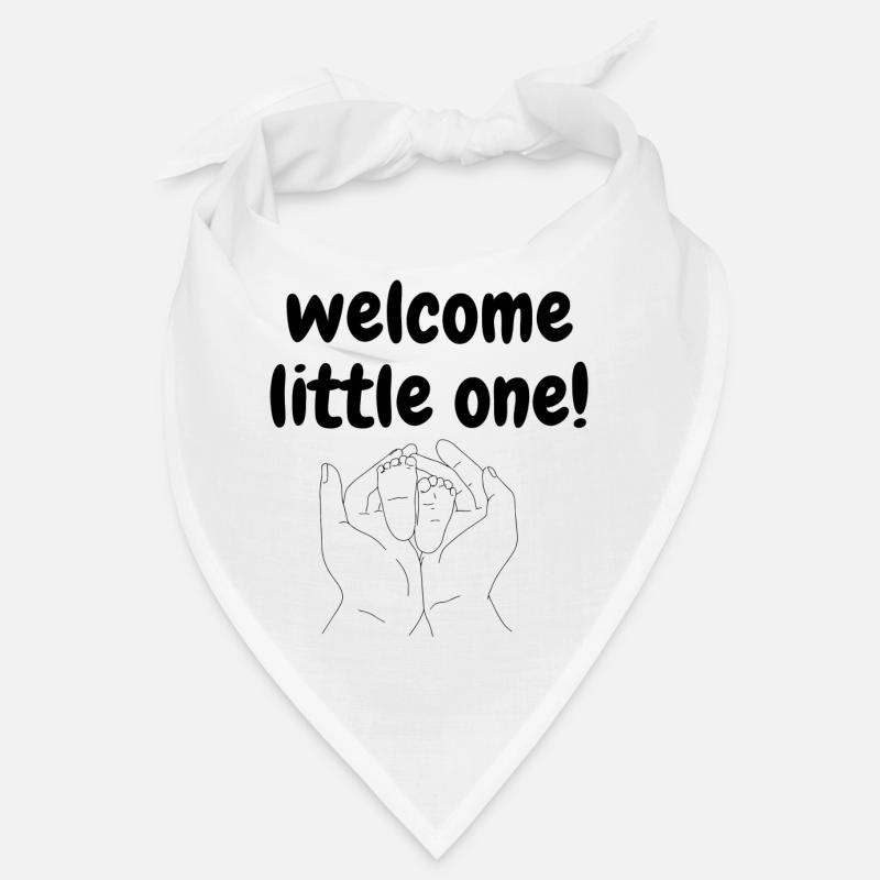 WELCOME LITTLE ONE Geschenkidee Geburt Bandana