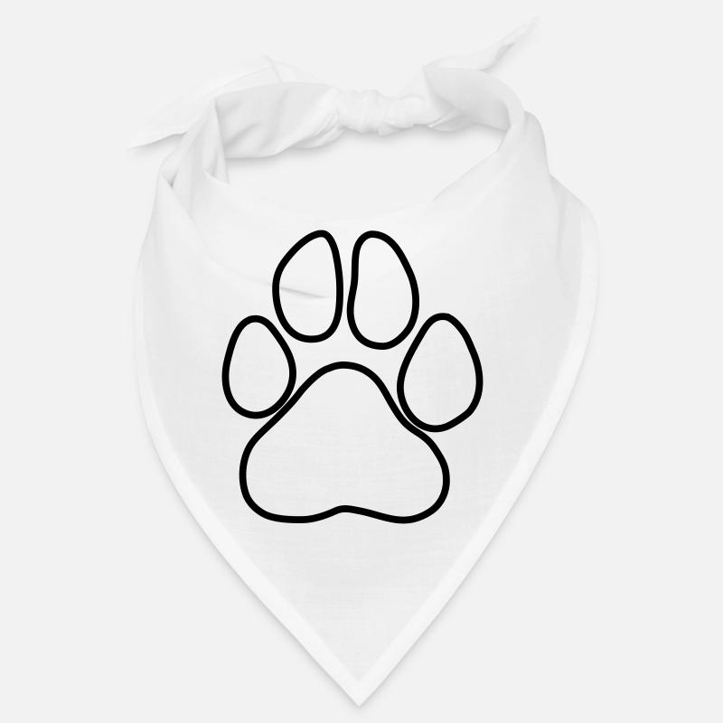 Pfotenumriss Bandana