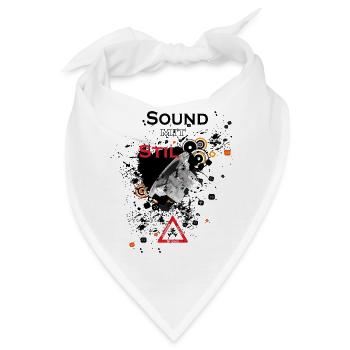 Sound mit Stil Chaos - Bandana - Weiß - Vorne