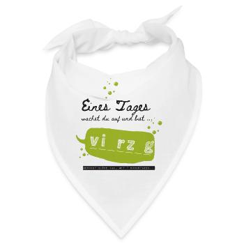 Vierzigster Geburtstag - Bandana - Weiß - Vorne