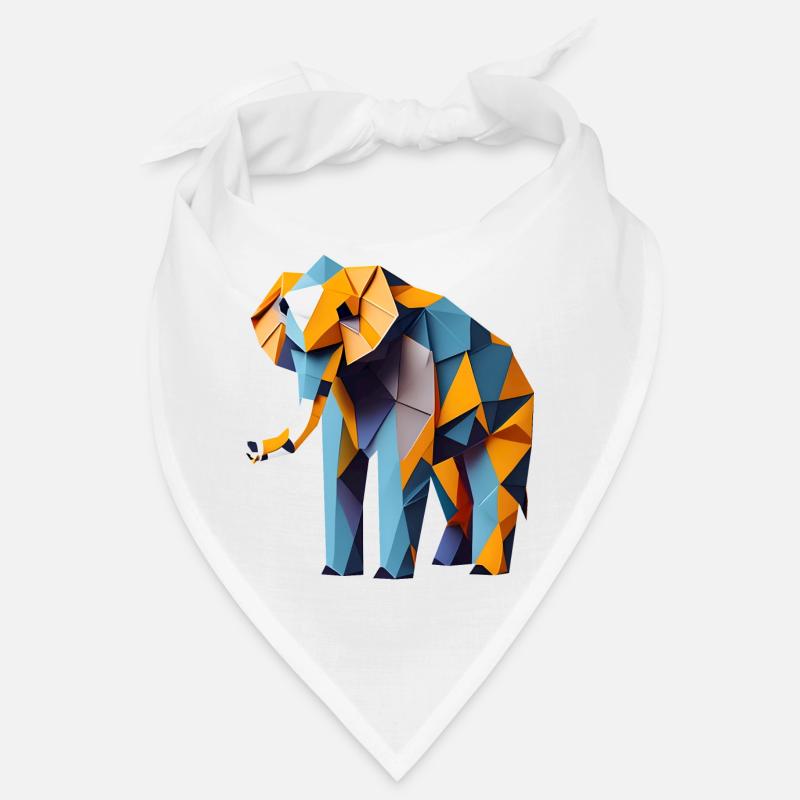 Papierkunst-Elefant Bandana