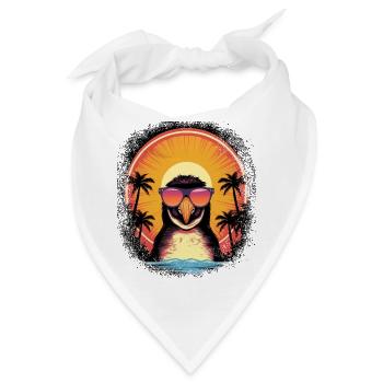 dance christmas little penguin dabbing adorable - Bandana - Weiß - Vorne