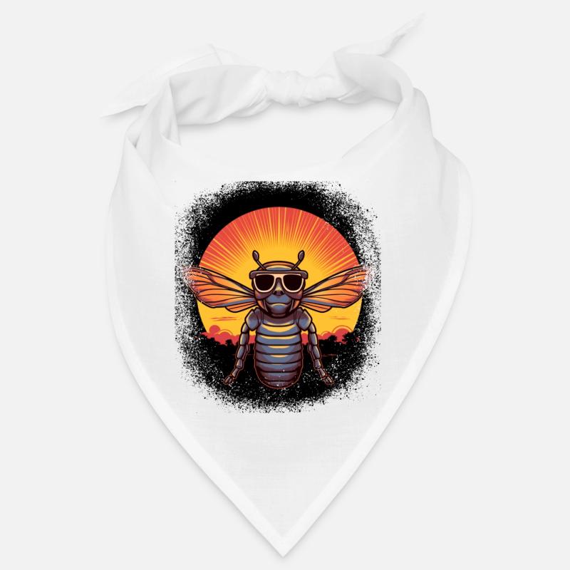 Citation heureuse Bee Kind Bee Breeder Beeswax Awesome Bandana