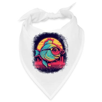 adventure animation beach gift idea fun - Bandana - Weiß - Vorne