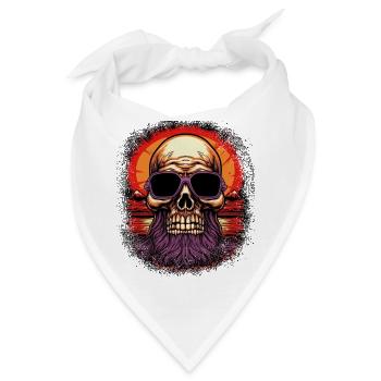 gift idea birthday present idea happy - Bandana - Weiß - Vorne