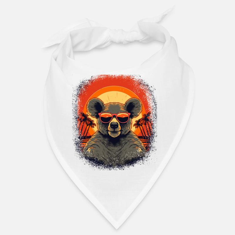 Drôle adorable Noël mignons animaux design Bandana