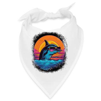 sea joke present birthday present idea - Bandana - Weiß - Vorne
