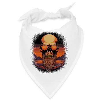 father geek gift idea daddy bear - Bandana - Weiß - Vorne