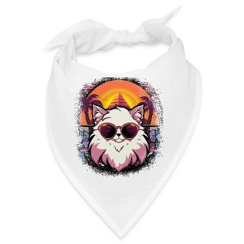 funny sayings avocados pet avogato bow tie guenon - Bandana - Weiß - Vorne