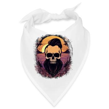 happy beard lives matter beard length - Bandana - Weiß - Vorne